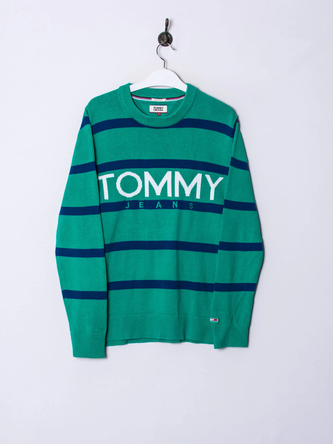 Tommy Jeans Green Blue Lines