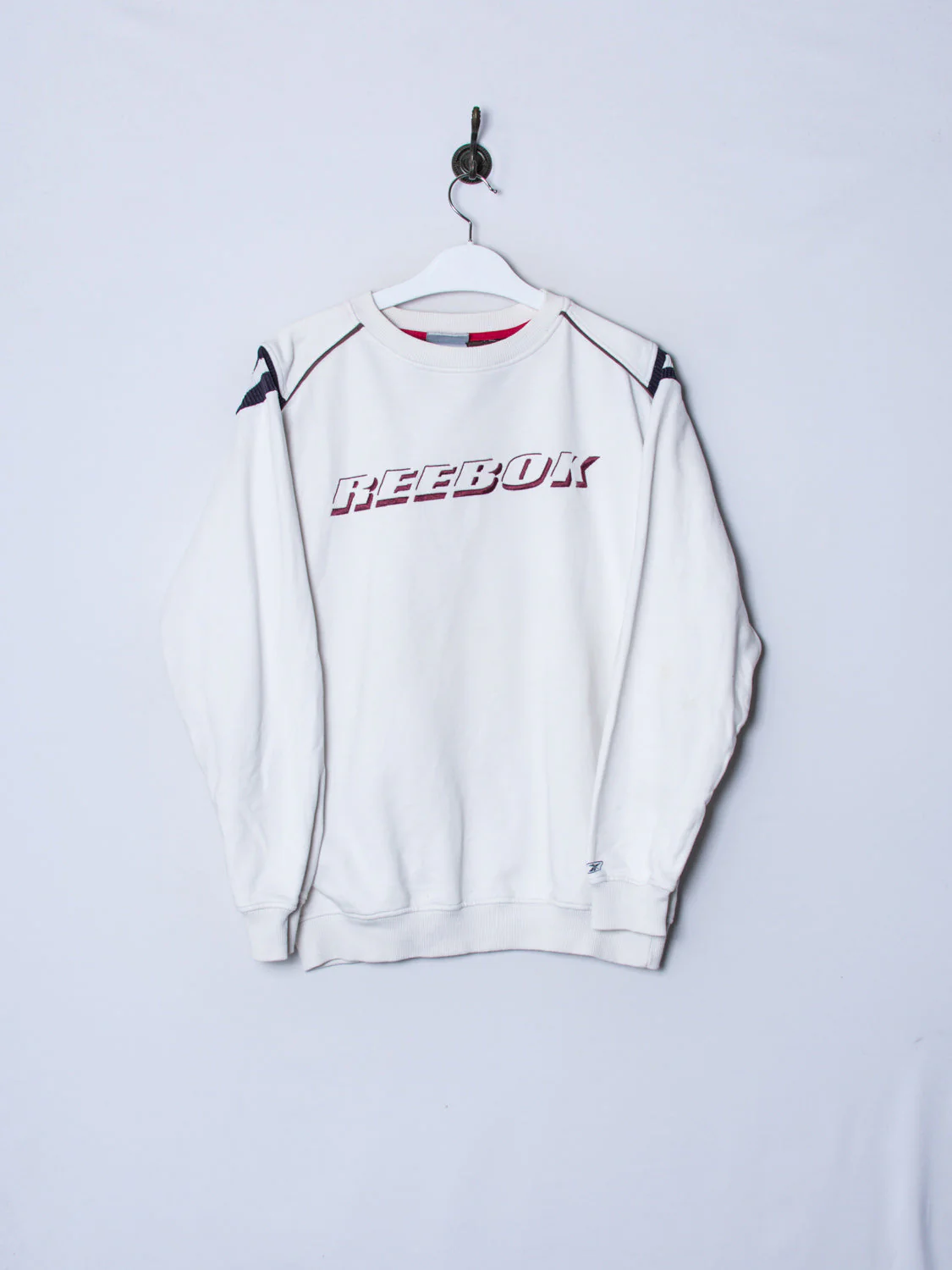 Reebok White Retro Text