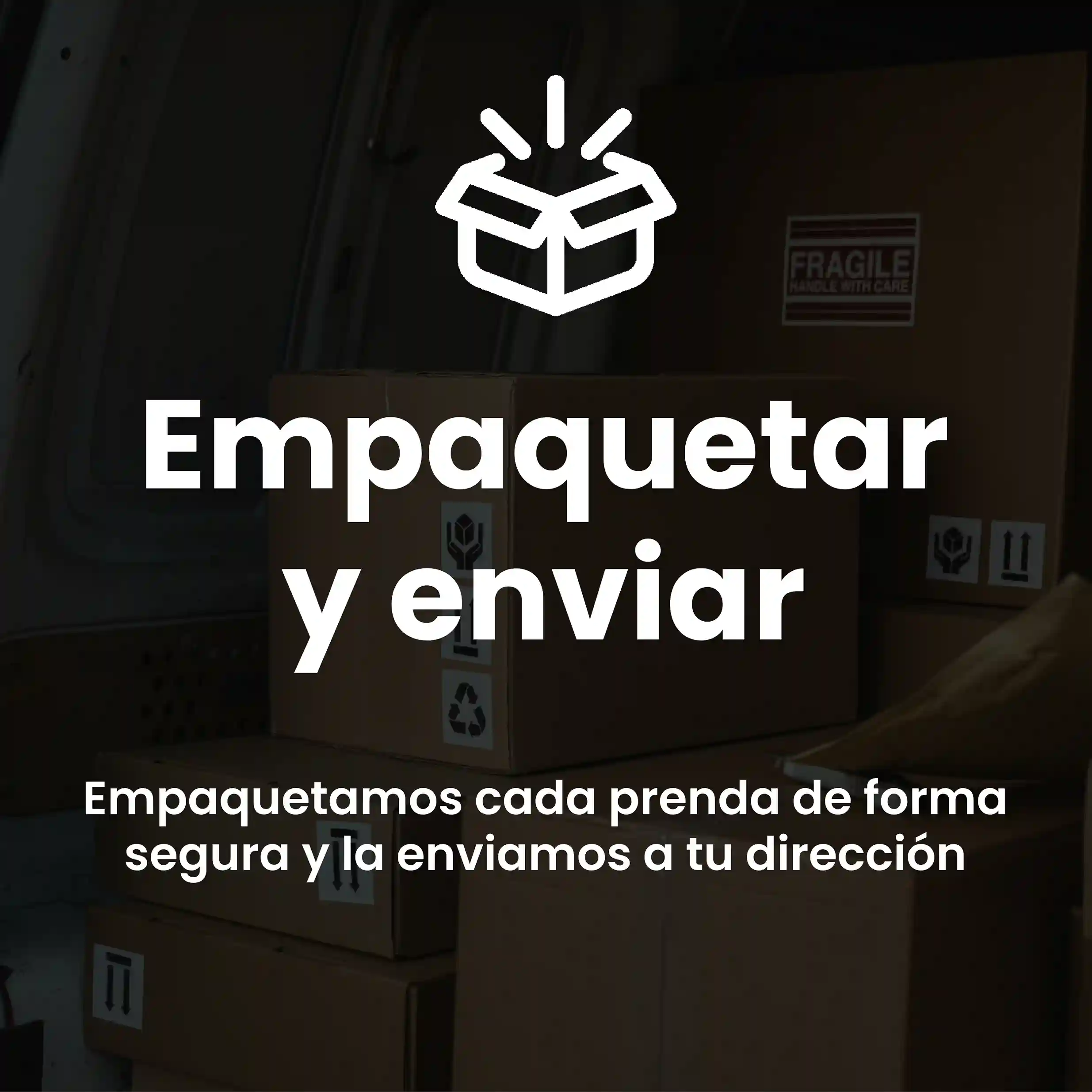 empaquetar y enviar